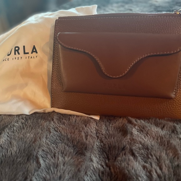 Furla Miastella Small Envelope Clutch -Brown - Picture 1 of 6